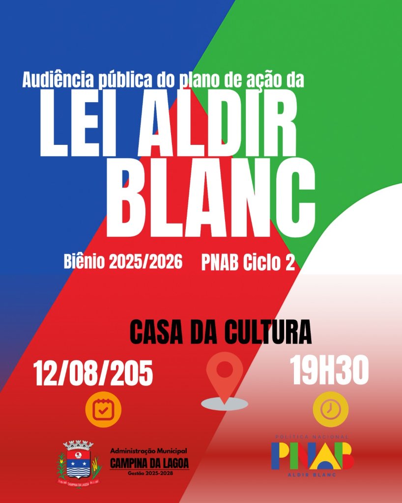 Audiência Pública | Lei Aldir Blanc 2025/2026