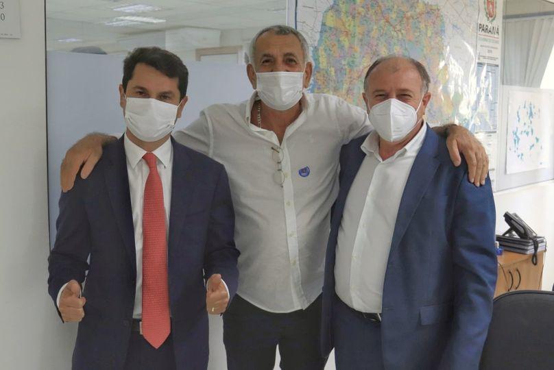 PREFEITO MILTON EM REUNIÃO TÉCNICA DE TRABALHO SOBRE OBRAS DO MUNICÍPIO
